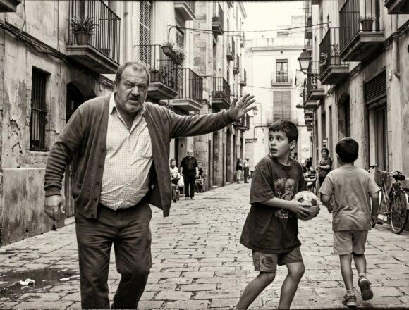 The Person Who Chases Away Kids Playing Ball in the Street