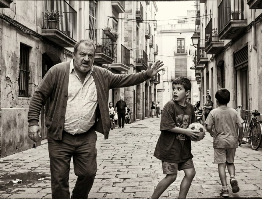 The Person Who Chases Away Kids Playing Ball in the Street